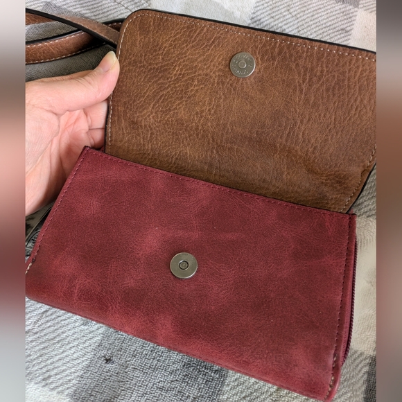 NWT Justin Boots Genuine Leather Western Wallet & Bracelet Set - Picture 7 of 10